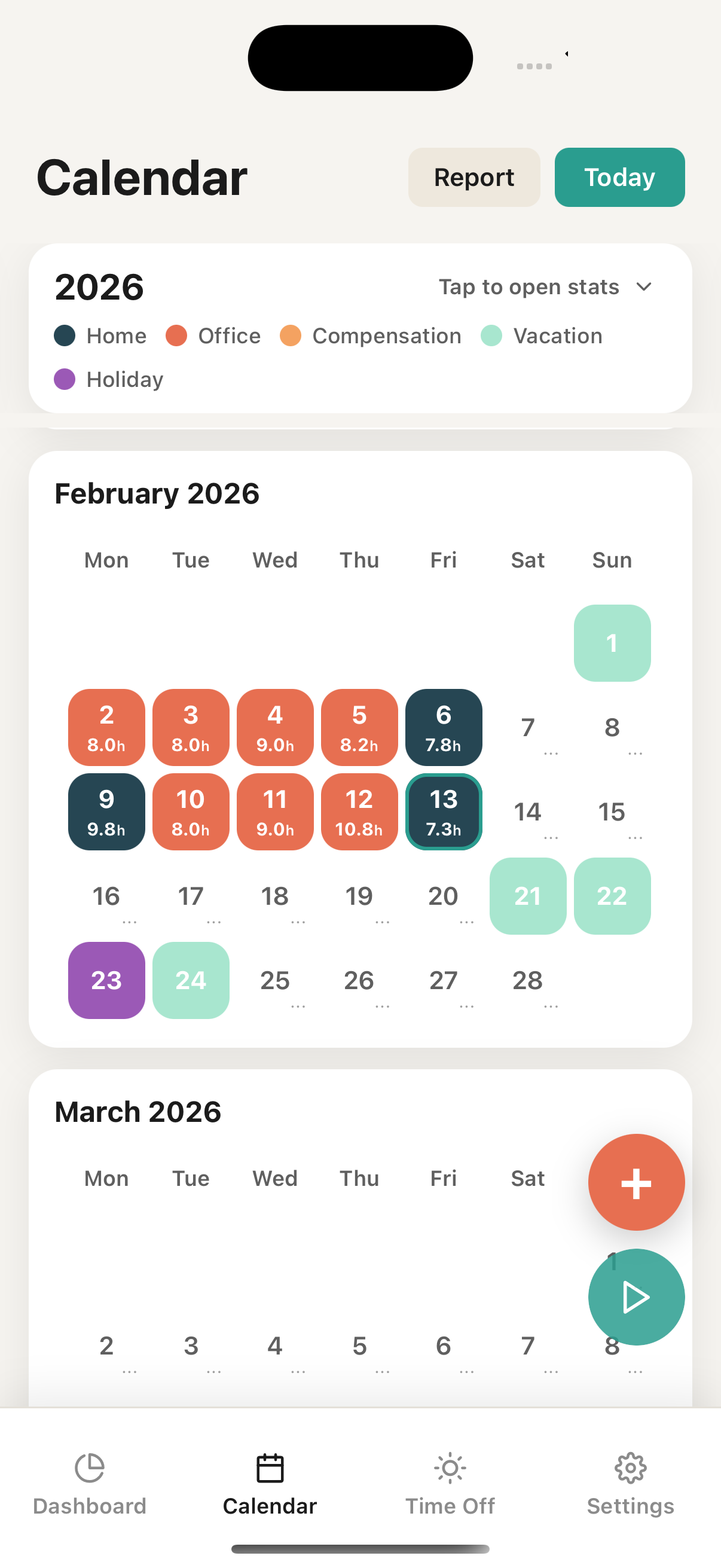 See your office vs. remote balance